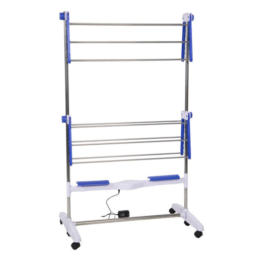 Set di 4 Stendibiancheria Con Ventilatore Elettrico