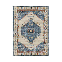 Set di 4 Tappeti In Poliestere Karim 100x150 Cm Multicolor