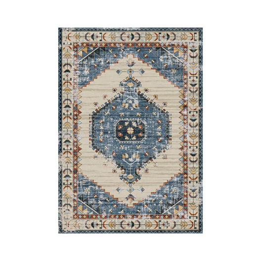 Set di 4 Tappeti In Poliestere Karim 60x110 Cm Multicolor