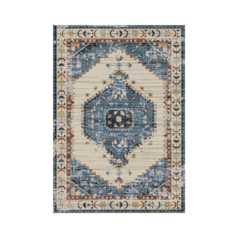 Set di 4 Tappeti In Poliestere Karim 60x110 Cm Multicolor