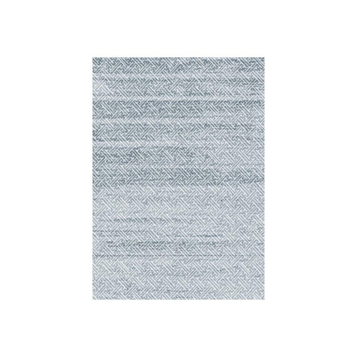 Set di 4 Tappeti In Poliestere Randall 60x110 Cm Grigio