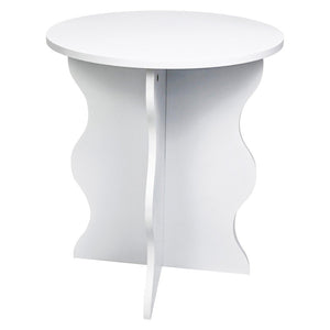 Set di 4 Tavolini Sally In Mdf 12mm 39x39x45cm Bianco