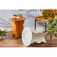 Set di 4 Tavolini Sally In Mdf 12mm 39x39x45cm Bianco