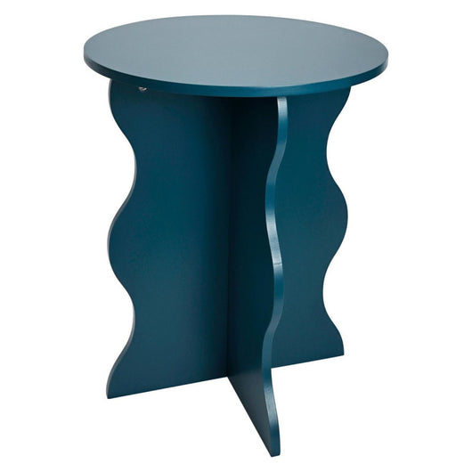 Set di 4 Tavolini Sally In Mdf 12mm 39x39x45cm Blu Scuro