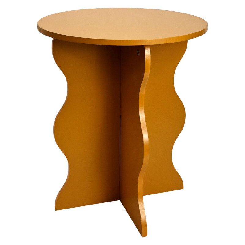 Set di 4 Tavolini Sally In Mdf 12mm 39x39x45cm Ocra