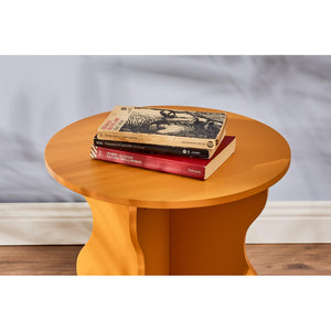 Set di 4 Tavolini Sally In Mdf 12mm 39x39x45cm Ocra