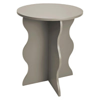 Set di 4 Tavolini Sally In Mdf 12mm 39x39x45cm Tortora