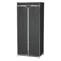 Set di 5 Armadi In Tessuto Tnt Con Ripiano 70x45x160 Cm Grigio