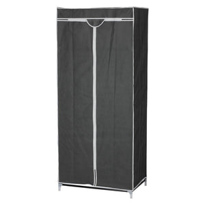 Set di 5 Armadi In Tessuto Tnt Con Ripiano 70x45x160 Cm Grigio