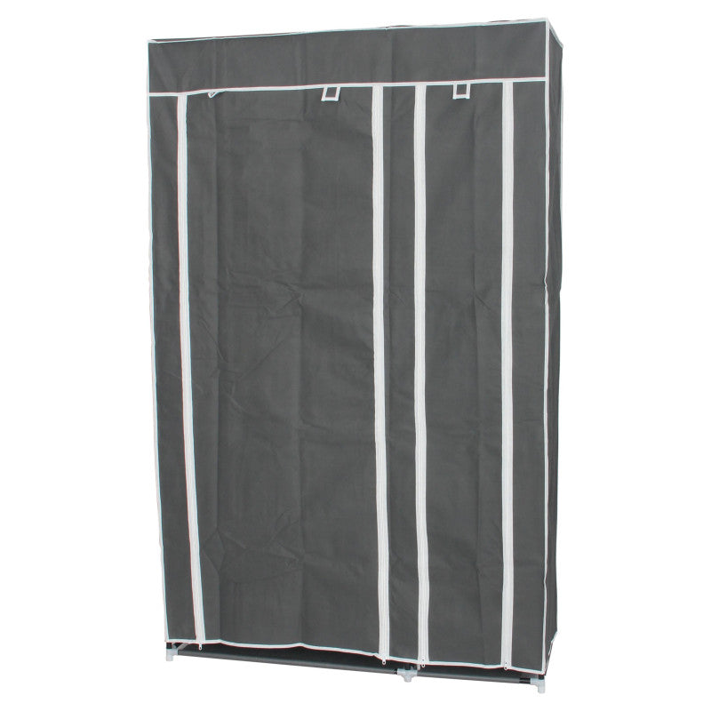 Set di 5 Armadi In Tnt 110x45x175 Cm Grigio