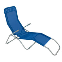 Set di 5 Sedie Sdraio Royal Blu 190x57x99