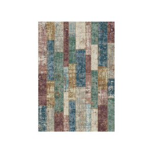 Set di 5 Tappeti In Poliestere Felix 50x80 Cm Multicolor