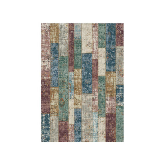 Set di 5 Tappeti In Poliestere Felix 50x80 Cm Multicolor