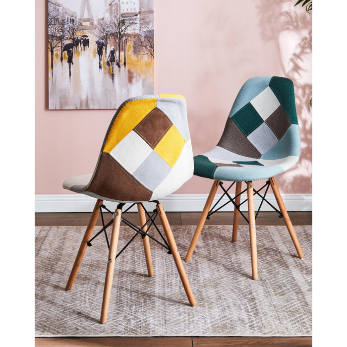 Set di 5 Tappeti In Poliestere Randall 50x80 Cm Beige