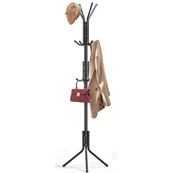 Set di 6 Appendiabiti Potter Nero In Metallo Dimensione 42x42x175cm