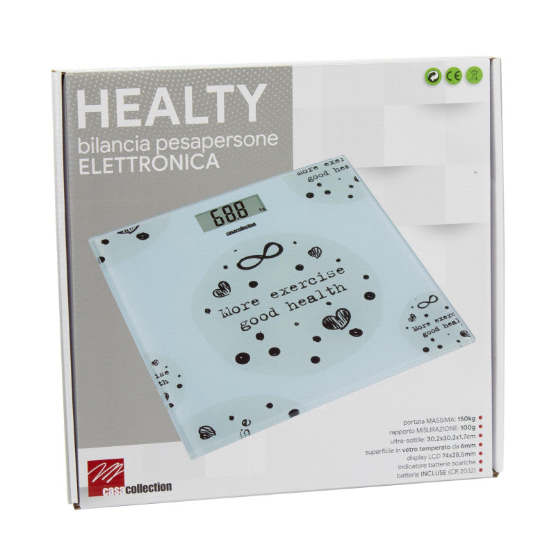 Set di 6 Bilance Pesapersone Elettronica Healthy 180kg