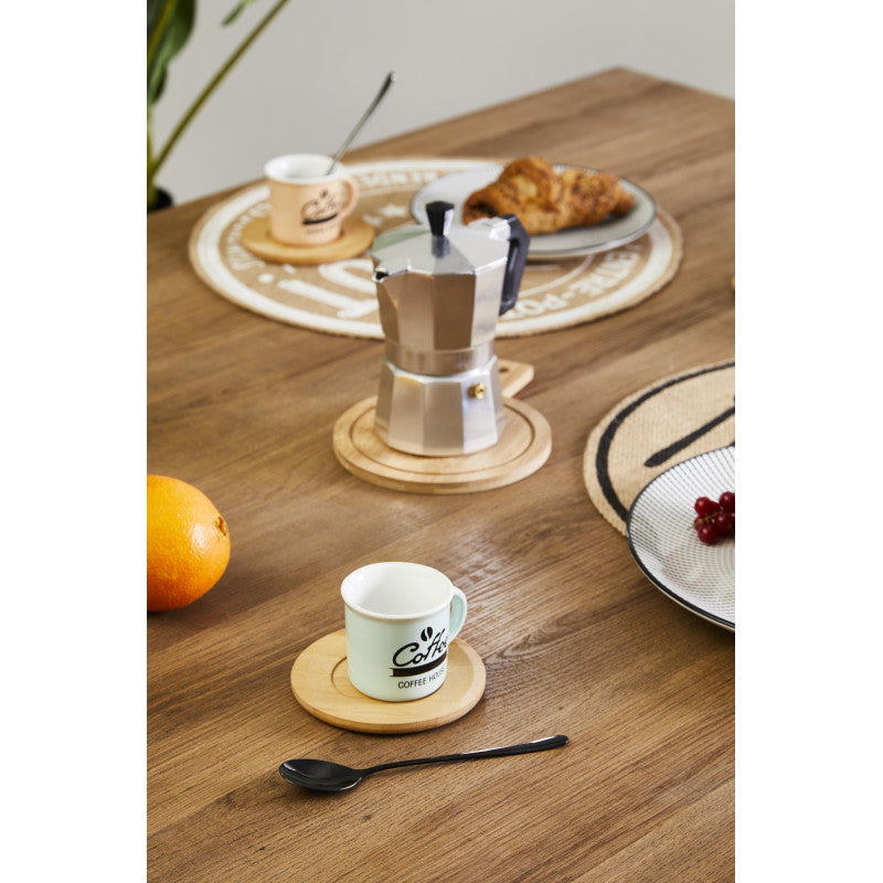 Set di 6 Caffettiere Alluminio 3 Tz Trilly