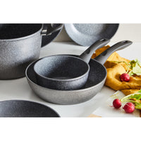 Set di 6 Casseruole 1 Manico Silver Rock 16