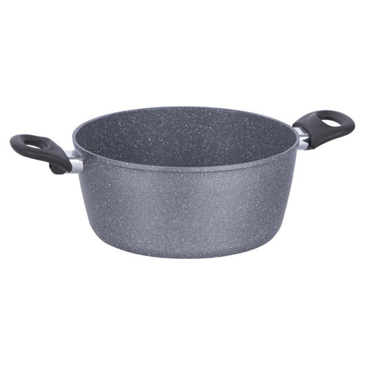 Set di 6 Casseruole 2 Manici Silver Rock 24