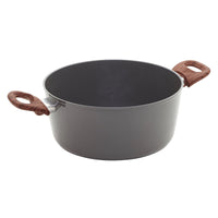 Set di 6 Casseruole Alluminio Forgiato 24 Eco-bright Con Rivestimento Ceramica Amico Safe&sure