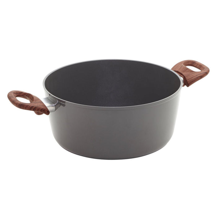 Set di 6 Casseruole Alluminio Forgiato 24 Eco-bright Con Rivestimento Ceramica Amico Safe&sure