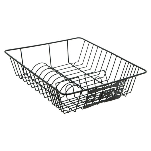 Set di 6 Cassette Scolaposate Cuisine 39x33x10 Cm Filo Metallico Nero