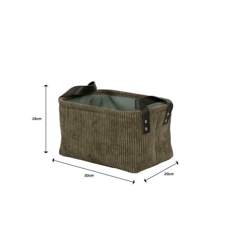 Set di 6 Cesti porta tutto Micol Verde
30x20x16
Velluto A Coste