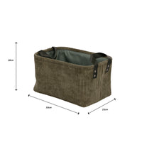 Set di 6 Cesti porta tutto Micol Verde
33x23x18cm
Velluto A Coste