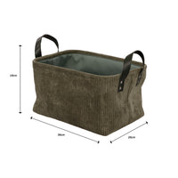 Set di 6 Cesti porta tutto Micol Verde
36x26x19cm
Velluto A Coste