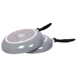 Set di 6 confezioni 2 Padelle 24-28 Medua Avio Alluminio Stampato Fondo Induzione