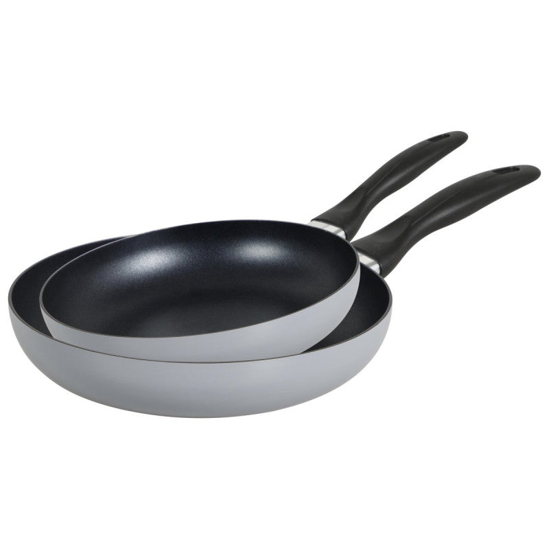 Set di 6 confezioni 2 padelle 24-28 Medua Pearl Alluminio Stampato Fondo Induzione