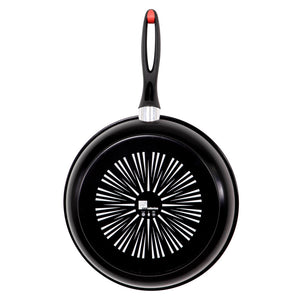 Set di 6 confezioni 2 padelle 24/28 Rock In Carbon Steel