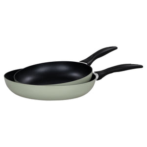 Set di 6 confezioni 2 padelle 24-28 Rural Green Alluminio Stampato Fondo Induzione