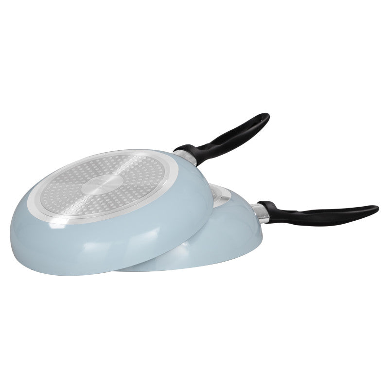 Set di 6 confezioni 2 padelle 24-28 Rural Sky Alluminio Stampato Fondo Induzione