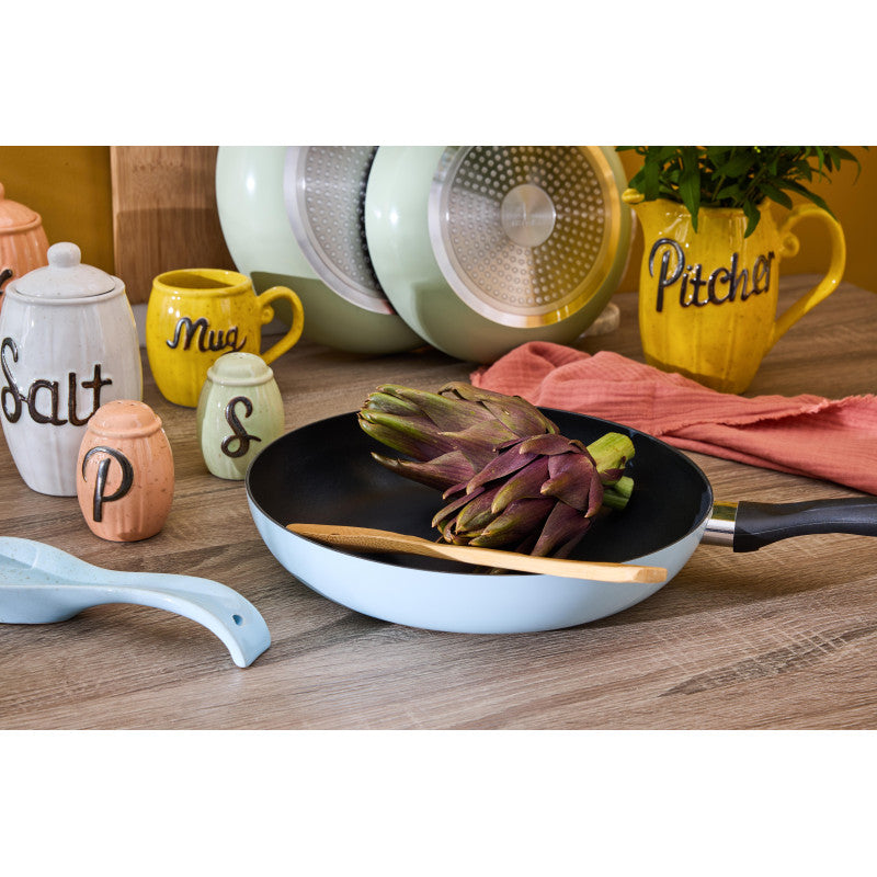 Set di 6 confezioni 2 padelle 24-28 Rural Sky Alluminio Stampato Fondo Induzione