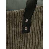 Set di 6 confezioni 3 Ceste porta tutto Micol Verde In 3 Dimensioni 
Velluto A Coste