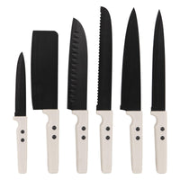 Set di 6 confezioni Coltelli 12pz Ryori 6 Coltelli Con Coprilama