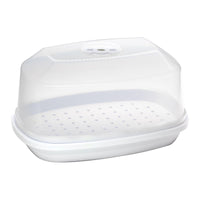 Set di 6 Contenitori Per Cottura Carne 28,5x19,6 Cm Con Coperchio X Microonde