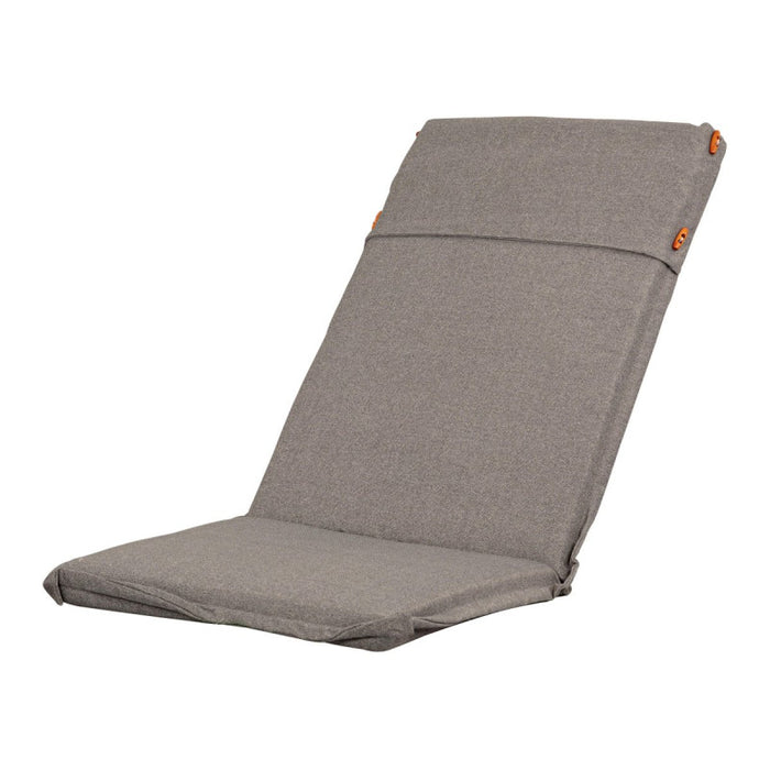 Set di 6 Cuscini Schienale Alto Colore Grigio Melange