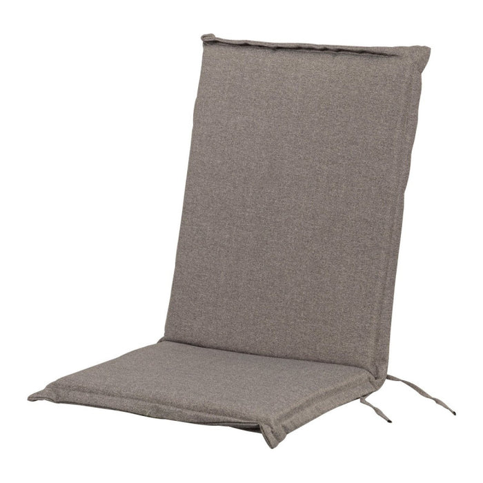 Set di 6 Cuscini Seduta Grigio Melange