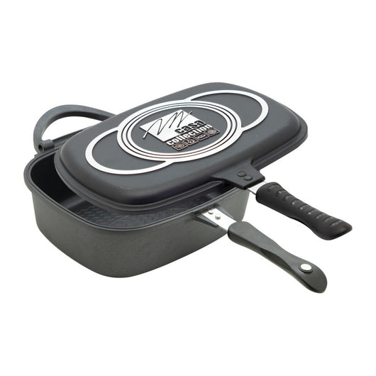 Set di 6 Fornetti Doppio Rettangolare Con Griglia In Acciaio 24x32 Cm