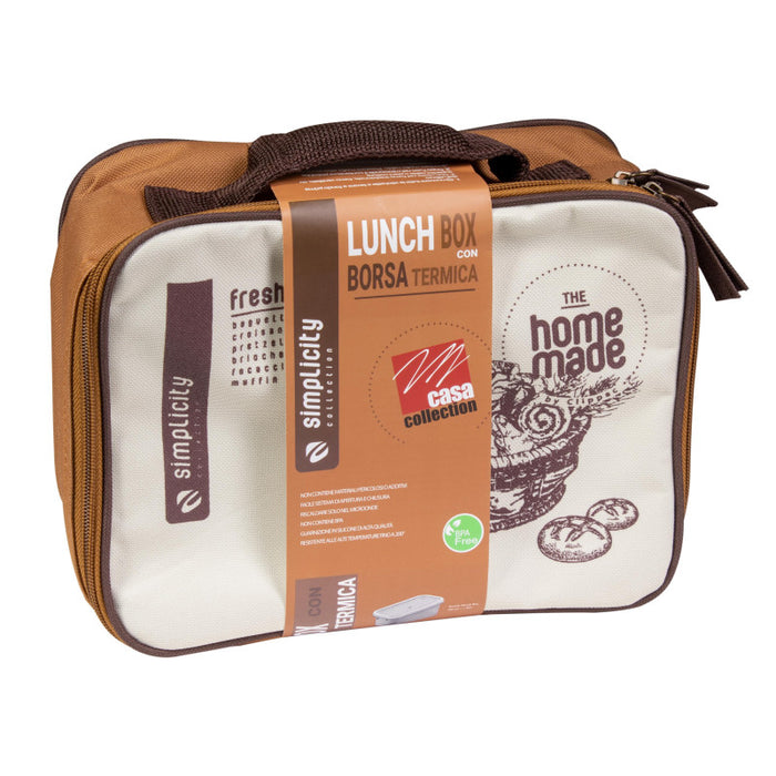 Set di 6 Lunch Box Con Contenitore Ml 870-390