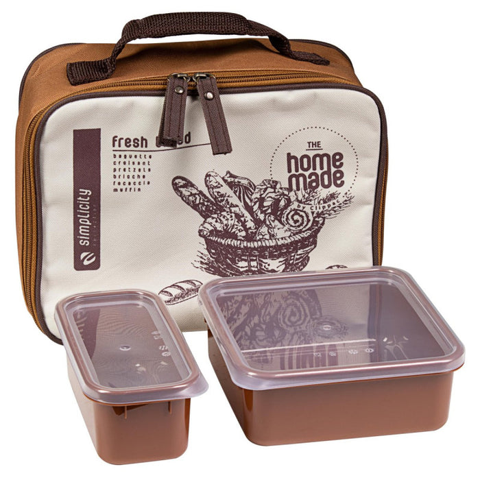 Set di 6 Lunch Box Con Contenitore Ml 870-390