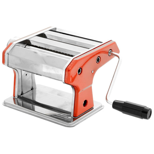 Set di 6 Macchine Per Pasta Con Inserti In Abs Rossi 22x19x14 Cm Acciaio