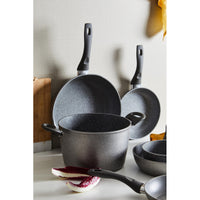 Set di 6 Pentole Cm 24 Silver Rock