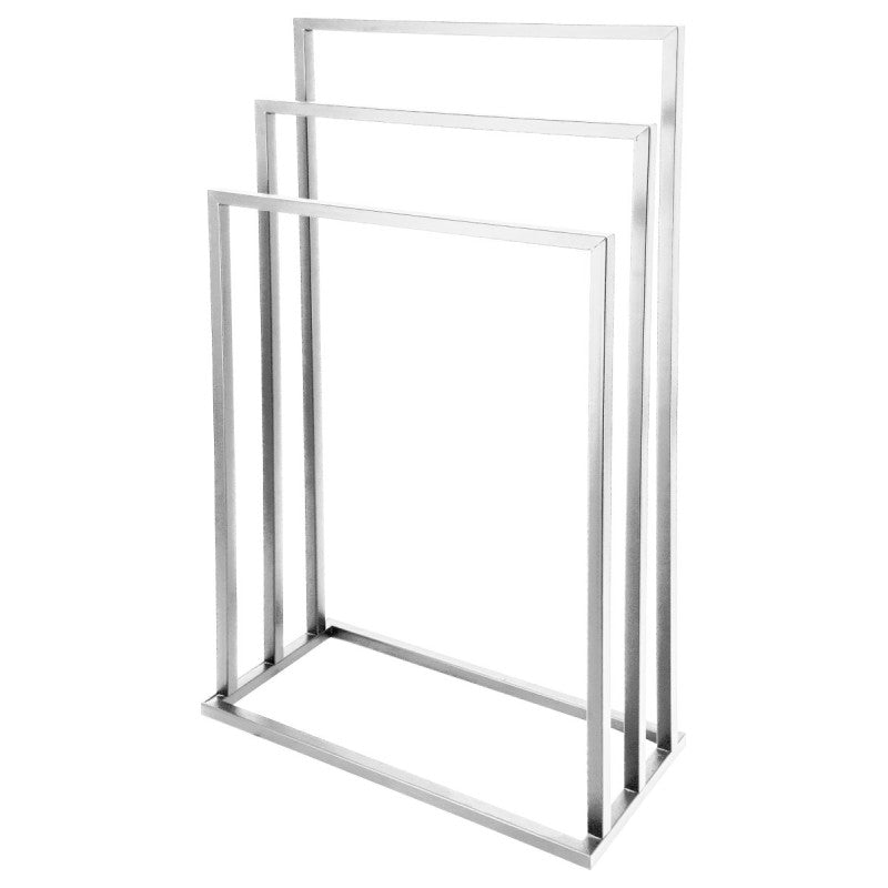 Set di 6 Piantena Portasalviette Ibisco Acciaio Tre Bracci