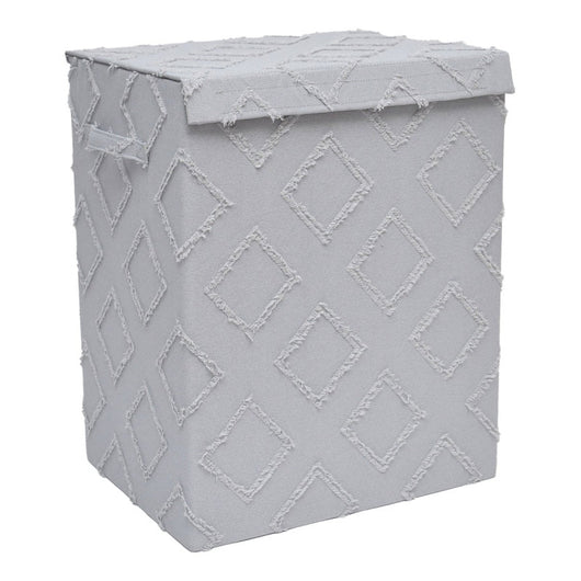 Set di 6 Porta Biancheria Pieghevole Rhombus 40x30x50 Grigio