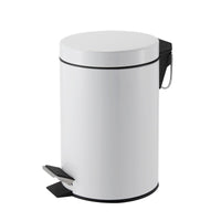 Set di 6 Porta Rifiuti Bianco 3lt