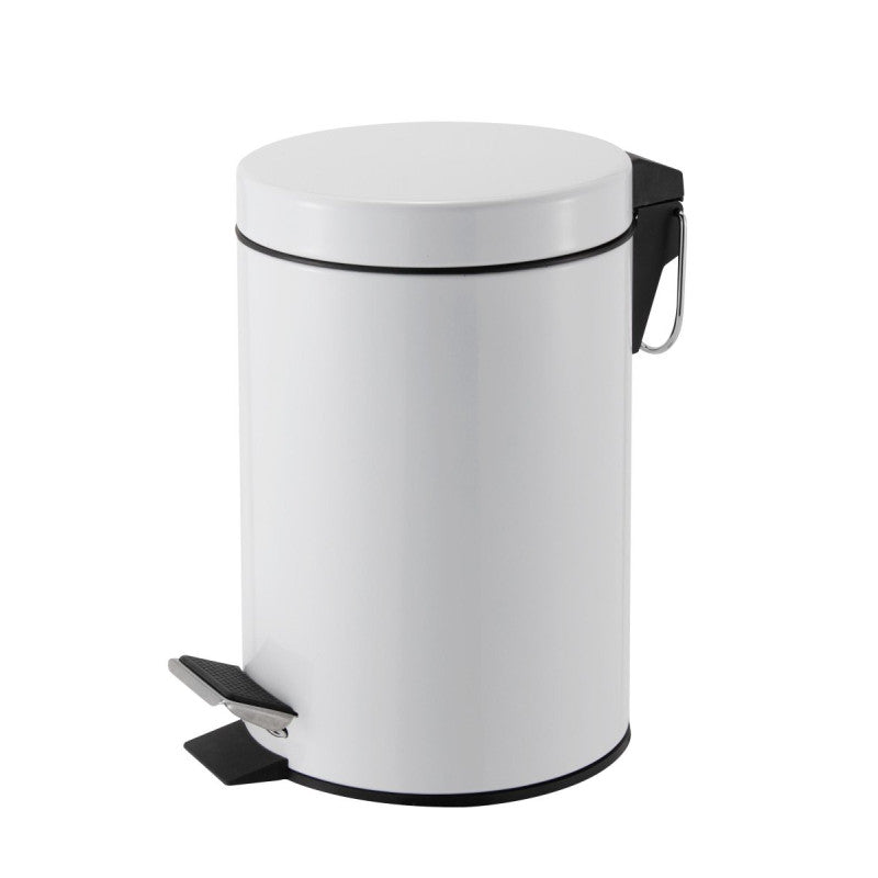 Set di 6 Porta Rifiuti Bianco 3lt
