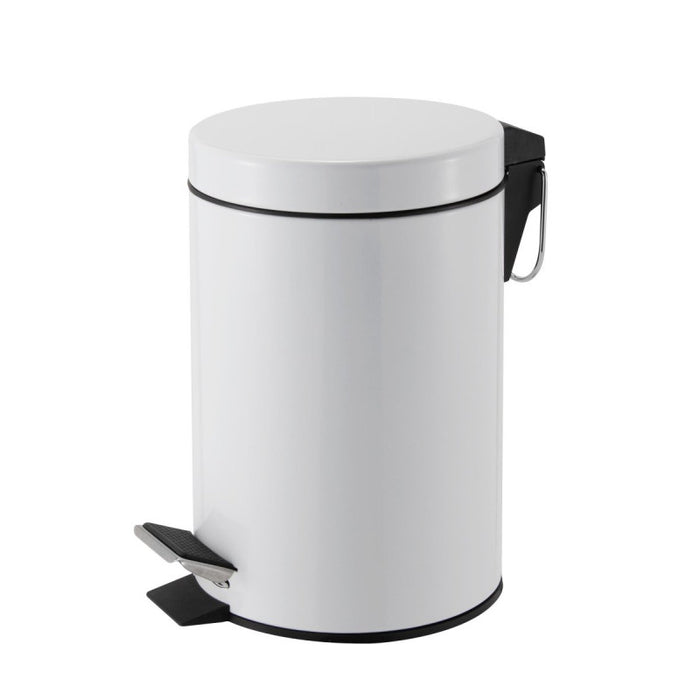 Set di 6 Porta Rifiuti Bianco 3lt